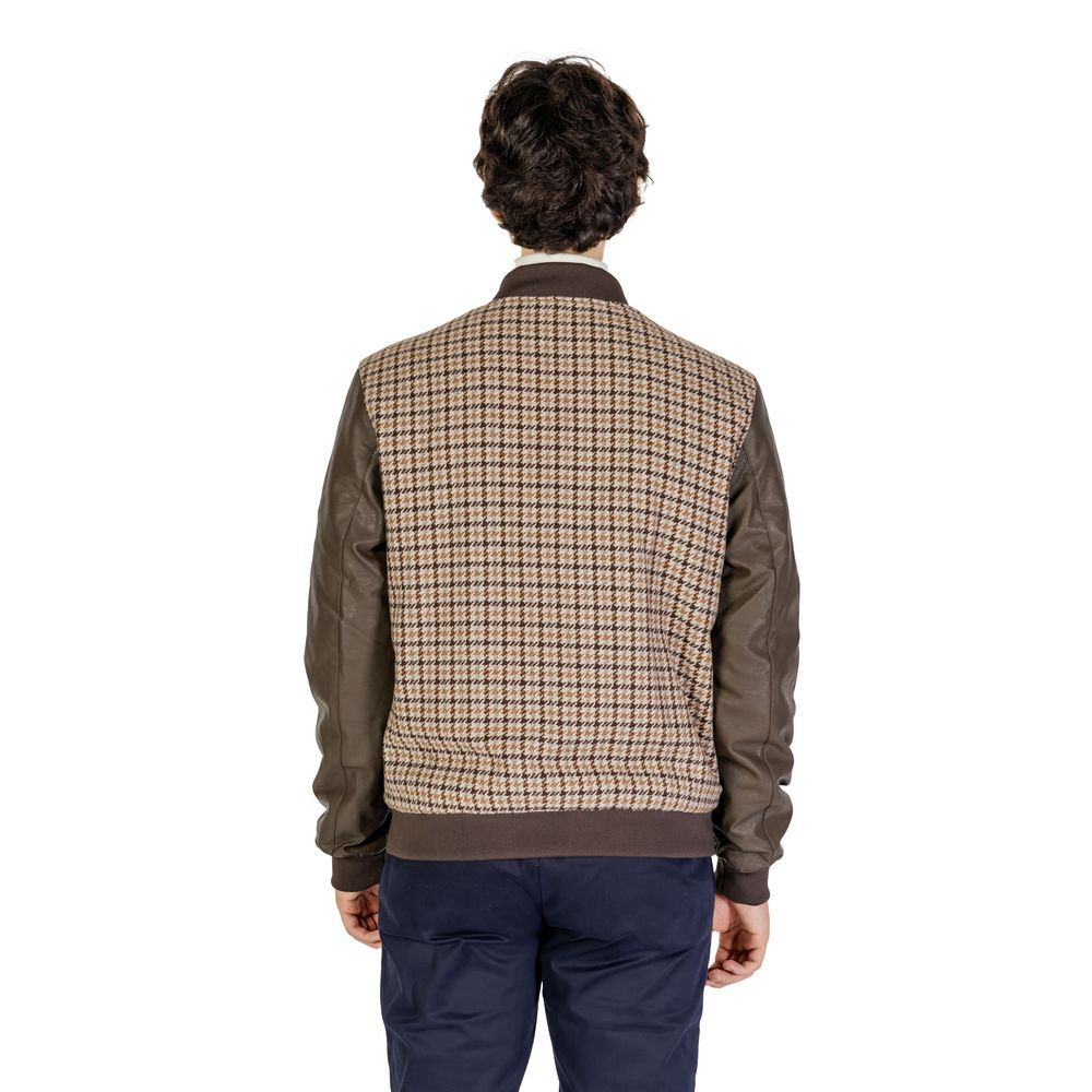 Gianni Lupo Brown Polyester Jackets & Coat -   -  Gianni Lupo.