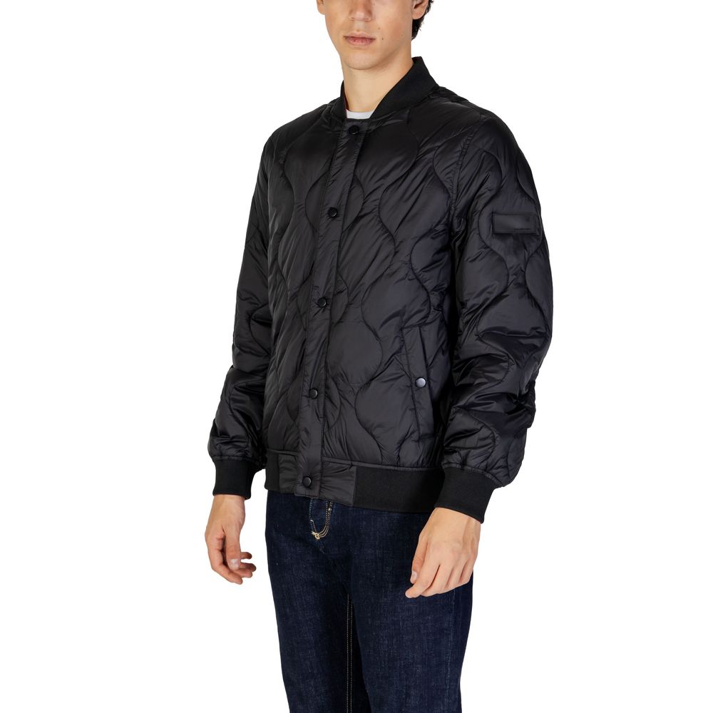 Gianni Lupo Black Polyamide Jackets & Coat -   -  Gianni Lupo.