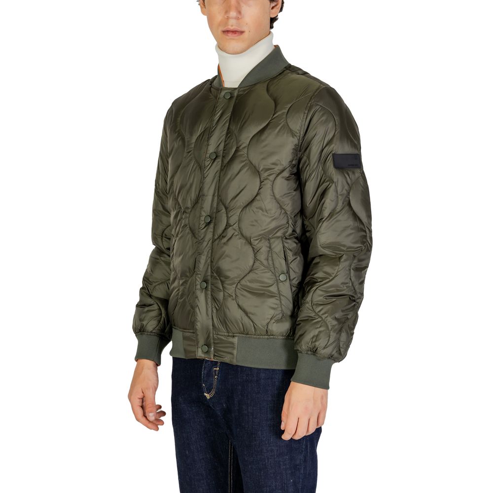 Gianni Lupo Green Polyamide Jackets & Coat -   -  Gianni Lupo.