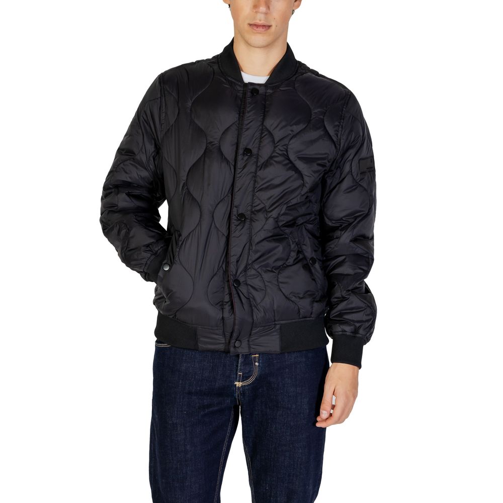 Gianni Lupo Black Polyamide Jackets & Coat -   -  Gianni Lupo.