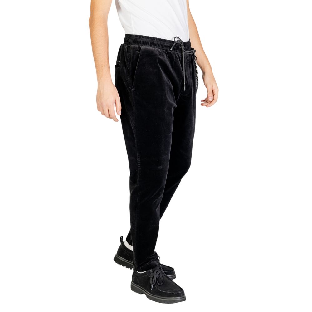 Gianni Lupo Black Cotton Pant -   -  Gianni Lupo.