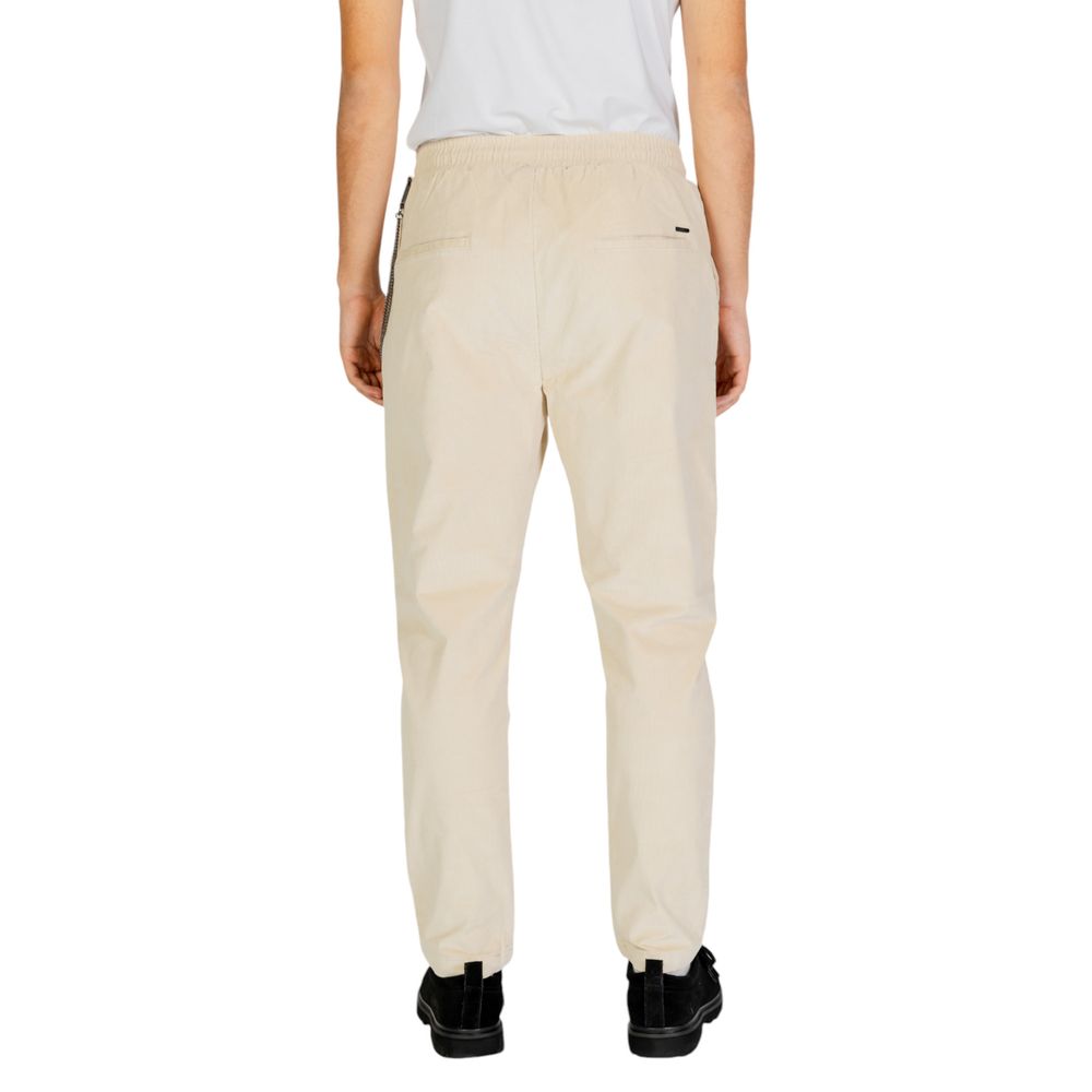 Gianni Lupo Cream Cotton Pant -   -  Gianni Lupo.