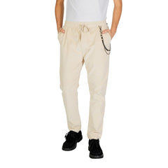 Gianni Lupo Cream Cotton Pant -   -  Gianni Lupo.