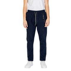 Gianni Lupo Blue Cotton Pant -   -  Gianni Lupo.
