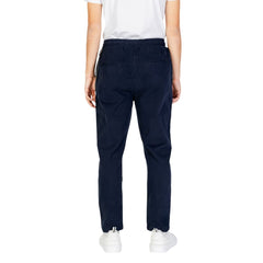 Gianni Lupo Blue Cotton Pant -   -  Gianni Lupo.