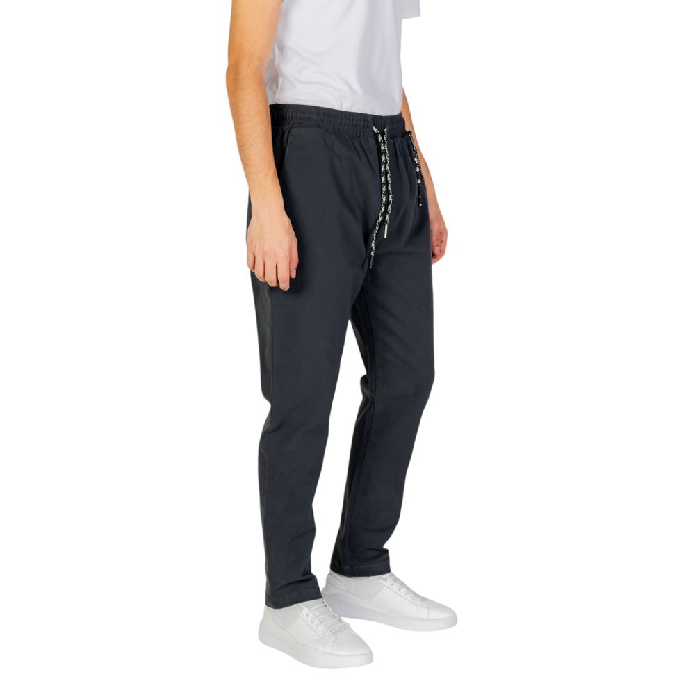 Gianni Lupo Gray Cotton Pant -   -  Gianni Lupo.