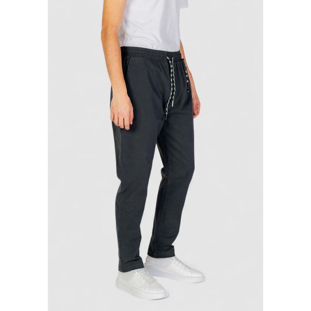 Gianni Lupo Gray Cotton Pant -   -  Gianni Lupo.