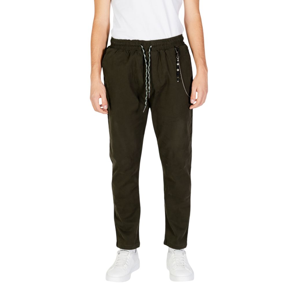Gianni Lupo Green Cotton Pant -   -  Gianni Lupo.