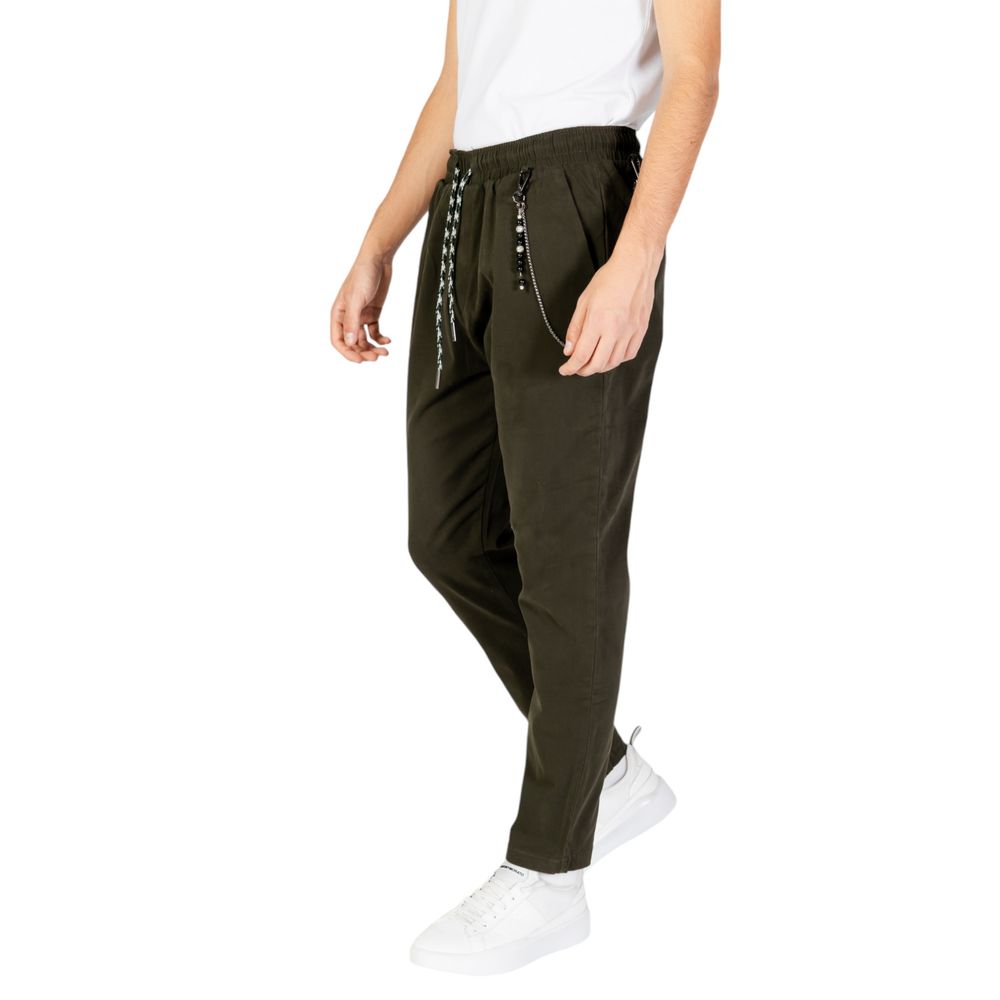 Gianni Lupo Green Cotton Pant -   -  Gianni Lupo.