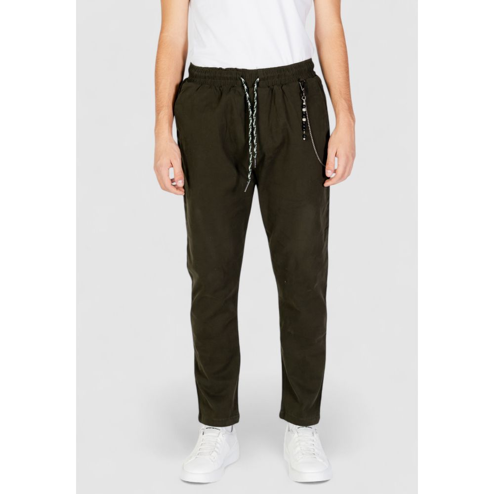 Gianni Lupo Green Cotton Pant -   -  Gianni Lupo.
