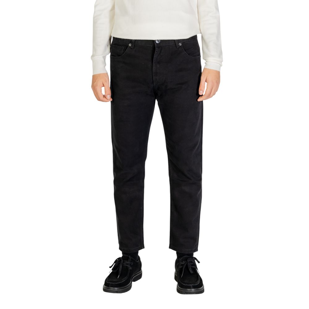 Gianni Lupo Black Cotton Pant -   -  Gianni Lupo.