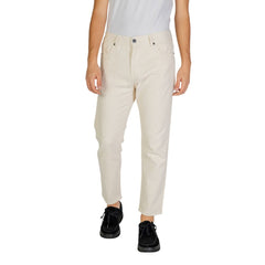 Gianni Lupo Cream Cotton Pant -   -  Gianni Lupo.