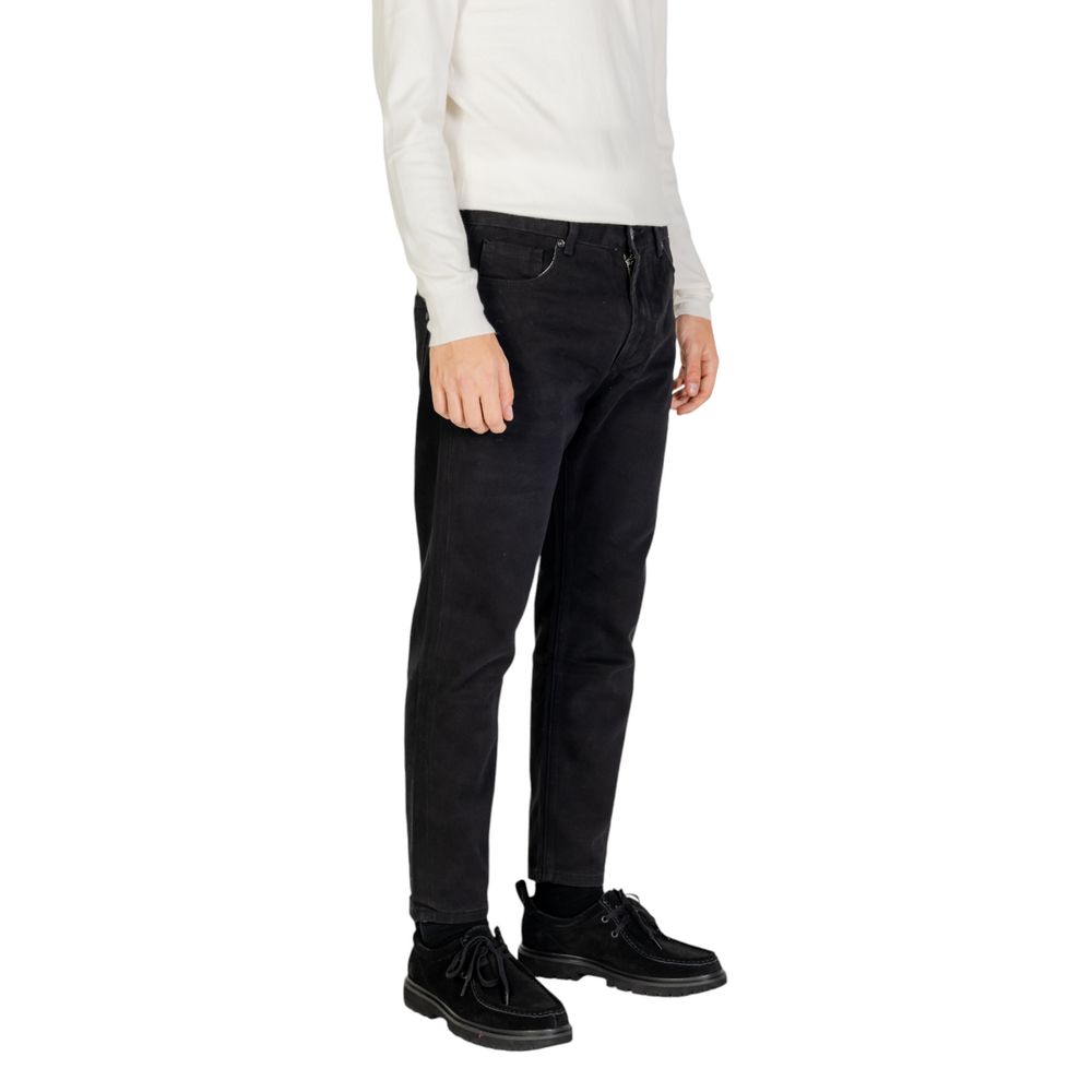 Gianni Lupo Black Cotton Pant -   -  Gianni Lupo.