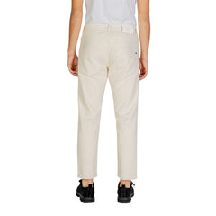 Gianni Lupo Cream Cotton Pant -   -  Gianni Lupo.