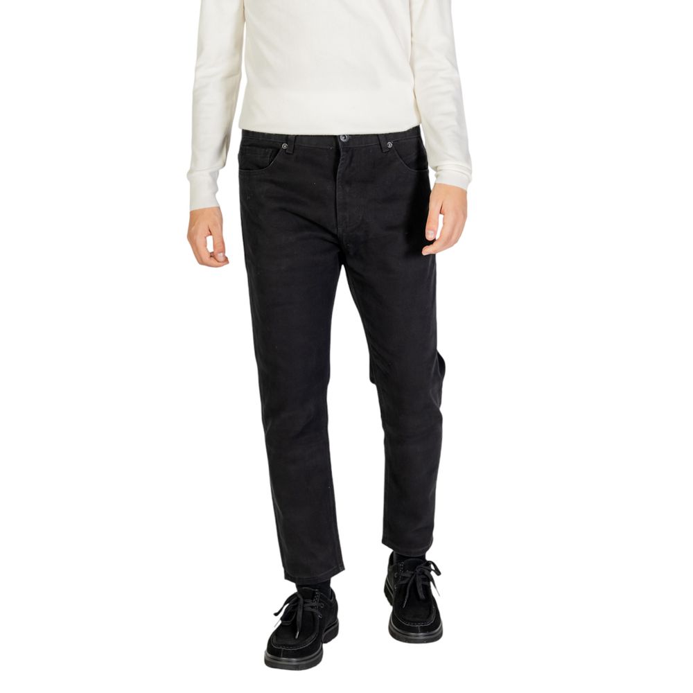 Gianni Lupo Black Cotton Pant -   -  Gianni Lupo.