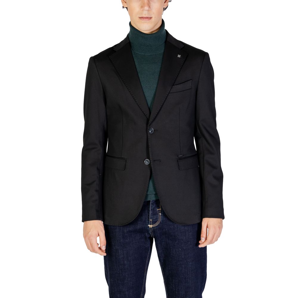 Gianni Lupo Black Polyester Blazer -   -  Gianni Lupo.