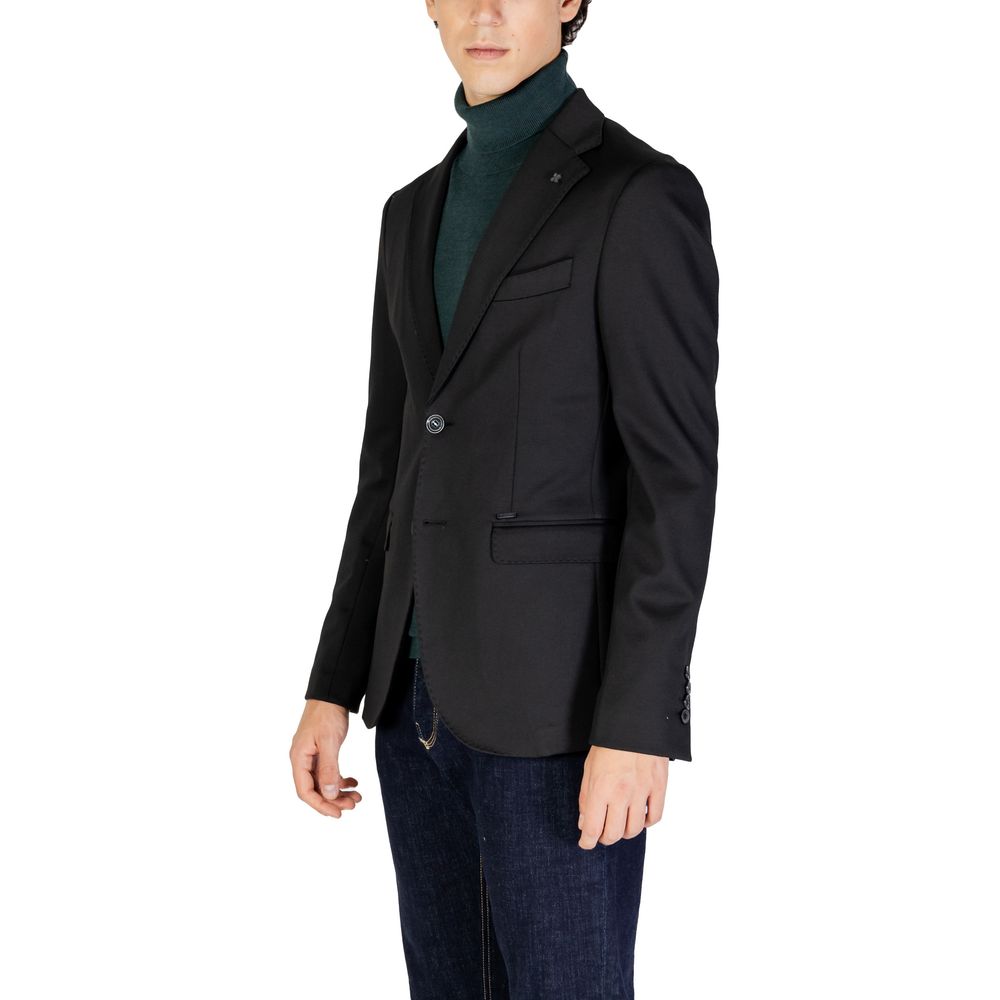 Gianni Lupo Black Polyester Blazer -   -  Gianni Lupo.