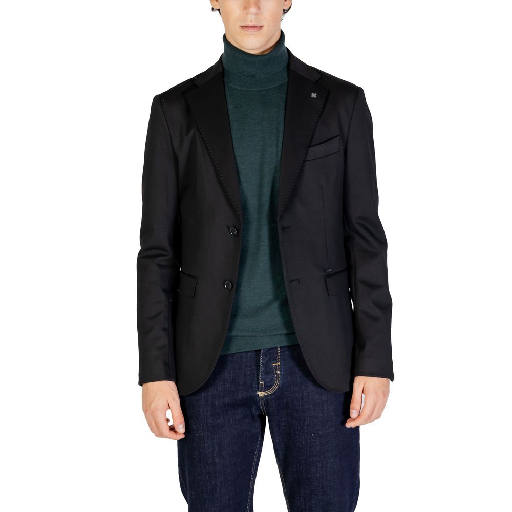 Gianni Lupo Black Polyester Blazer -   -  Gianni Lupo.