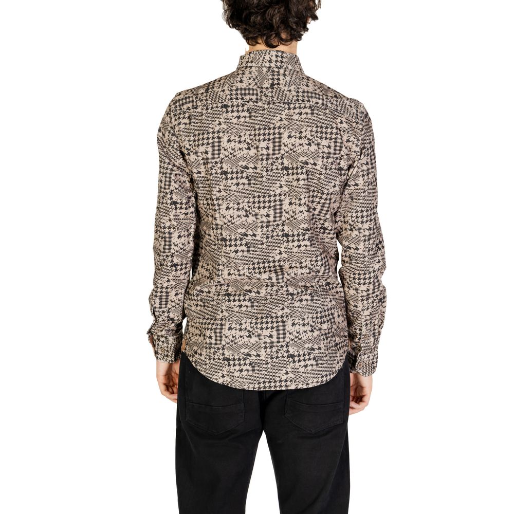 Gianni Lupo Gray Cotton Shirt -   -  Gianni Lupo.