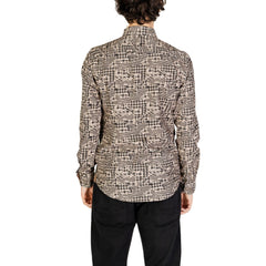 Gianni Lupo Gray Cotton Shirt -   -  Gianni Lupo.