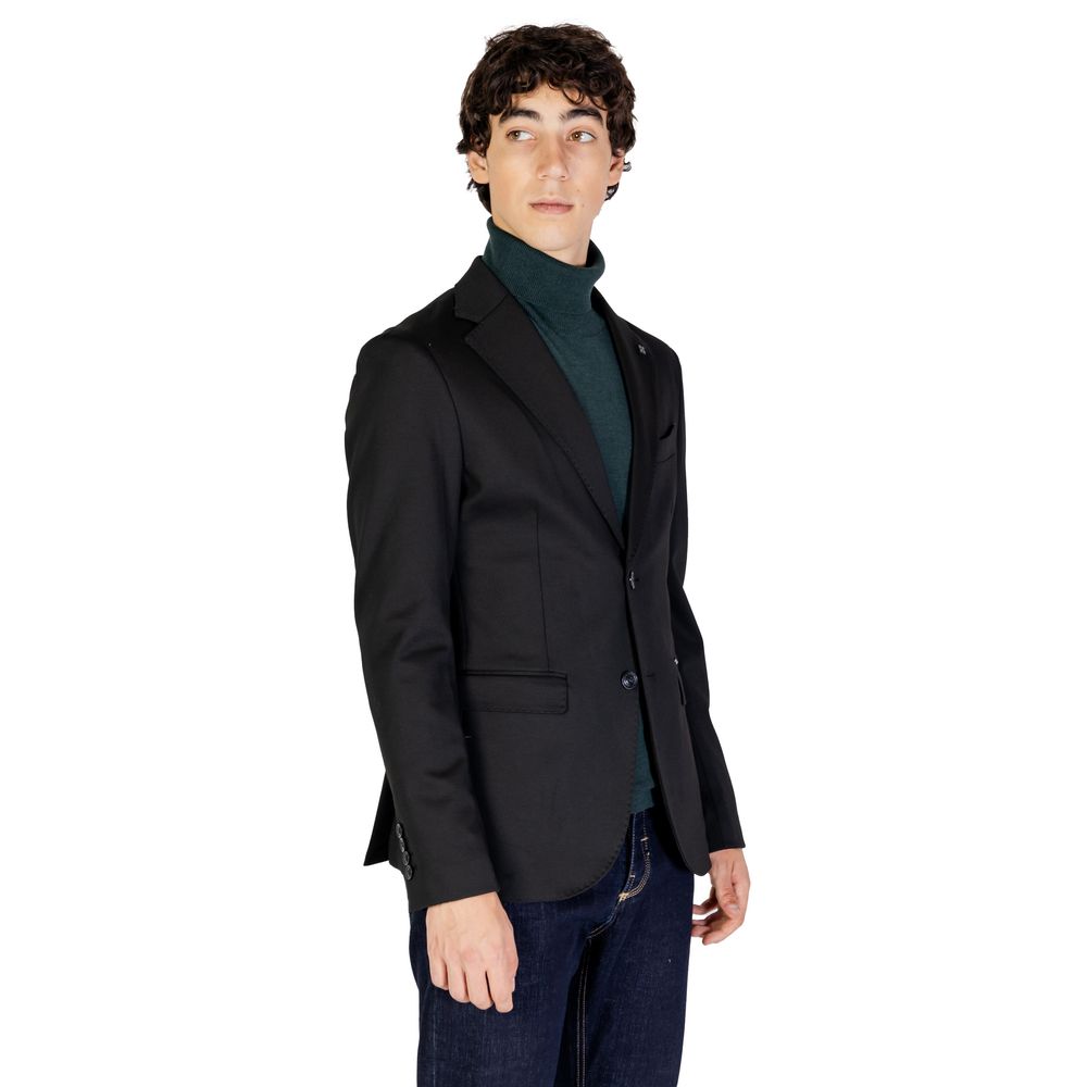 Gianni Lupo Black Polyester Blazer -   -  Gianni Lupo.
