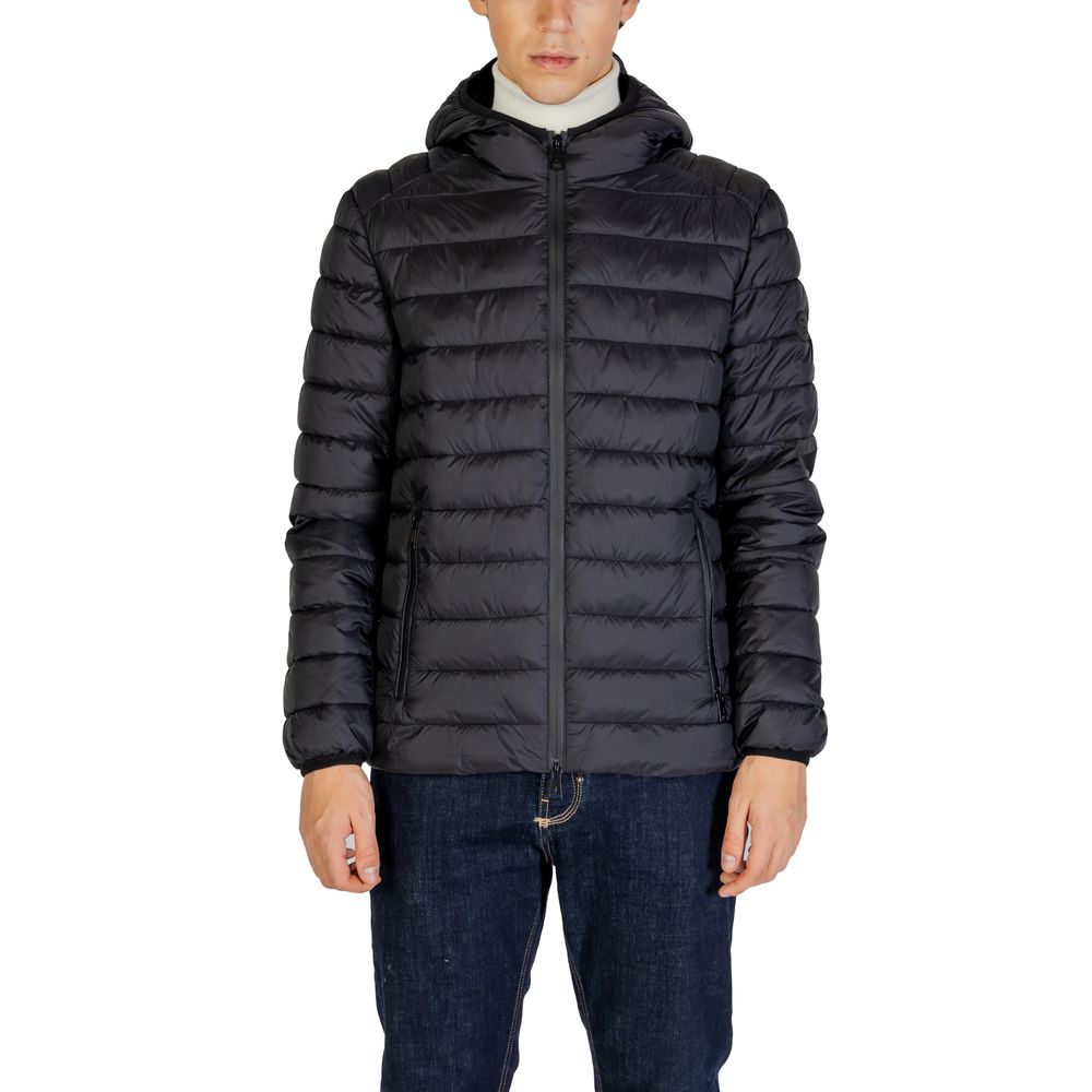 Gianni Lupo Black Polyamide Jackets & Coat -   -  Gianni Lupo.