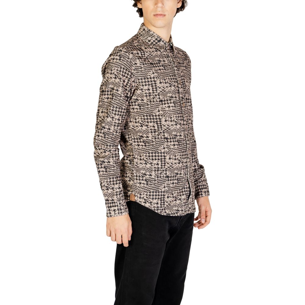 Gianni Lupo Gray Cotton Shirt -   -  Gianni Lupo.