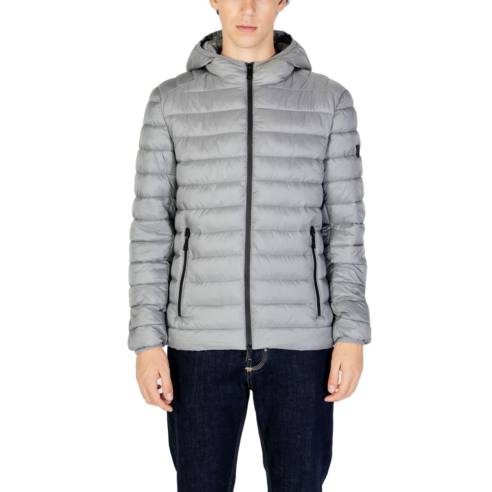 Gianni Lupo Gray Polyamide Jackets & Coat -   -  Gianni Lupo.
