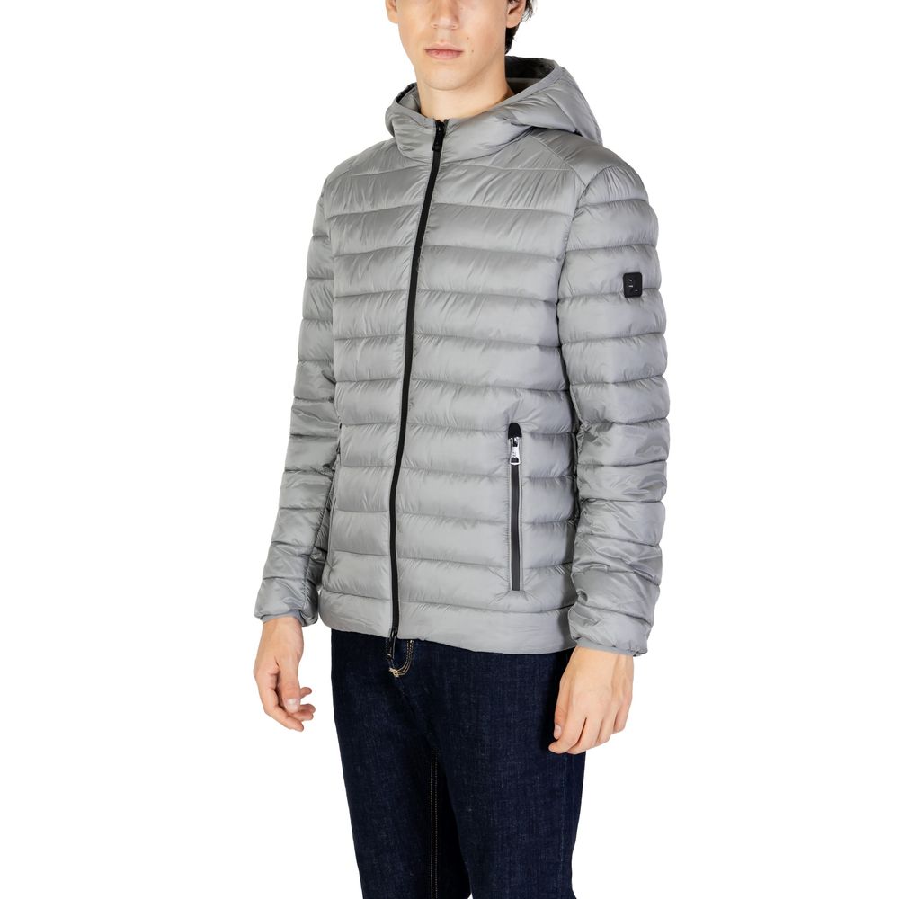 Gianni Lupo Gray Polyamide Jackets & Coat -   -  Gianni Lupo.