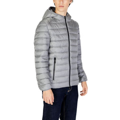 Gianni Lupo Gray Polyamide Jackets & Coat -   -  Gianni Lupo.
