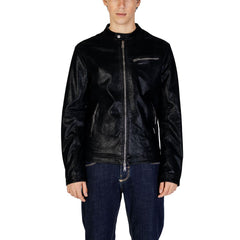 Gianni Lupo Black Cotton Jackets & Coat -   -  Gianni Lupo.