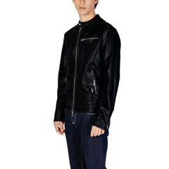 Gianni Lupo Black Cotton Jackets & Coat -   -  Gianni Lupo.