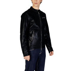 Gianni Lupo Black Cotton Jackets & Coat -   -  Gianni Lupo.