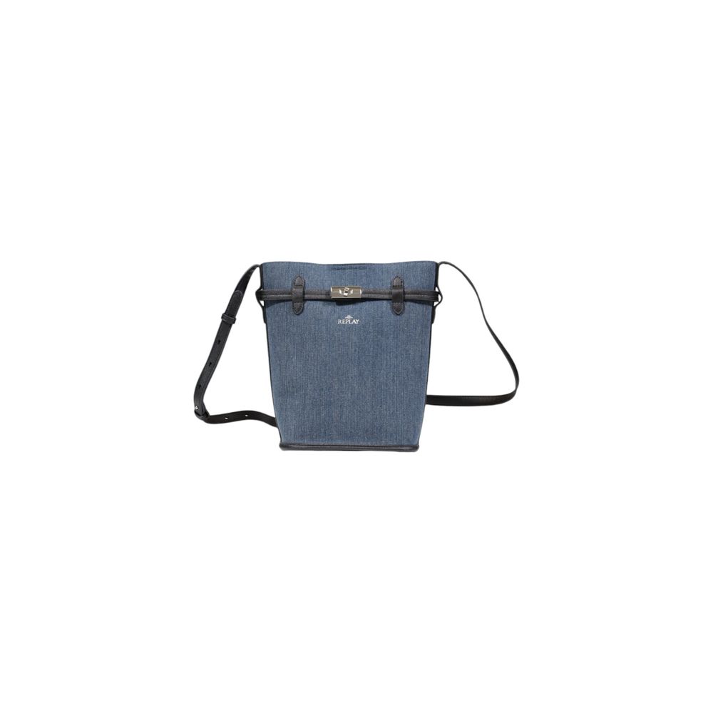 Replay Blue Cotton Handbag -   -  Replay.