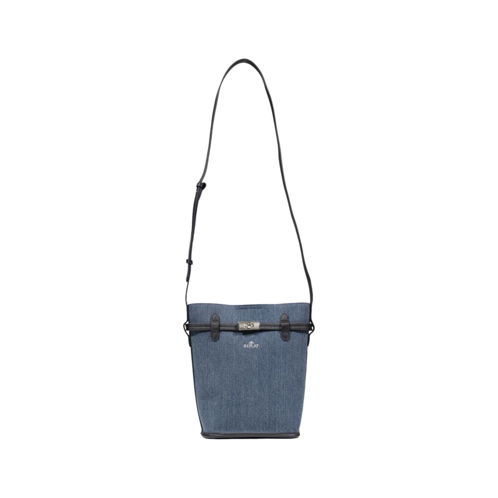 Replay Blue Cotton Handbag -   -  Replay.
