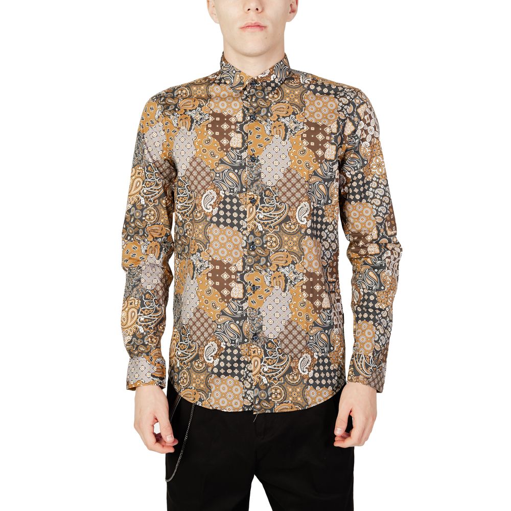Gianni Lupo Beige Cotton Shirt -   -  Gianni Lupo.