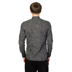 Gianni Lupo Gray Cotton Shirt -   -  Gianni Lupo.