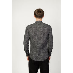 Gianni Lupo Gray Cotton Shirt -   -  Gianni Lupo.