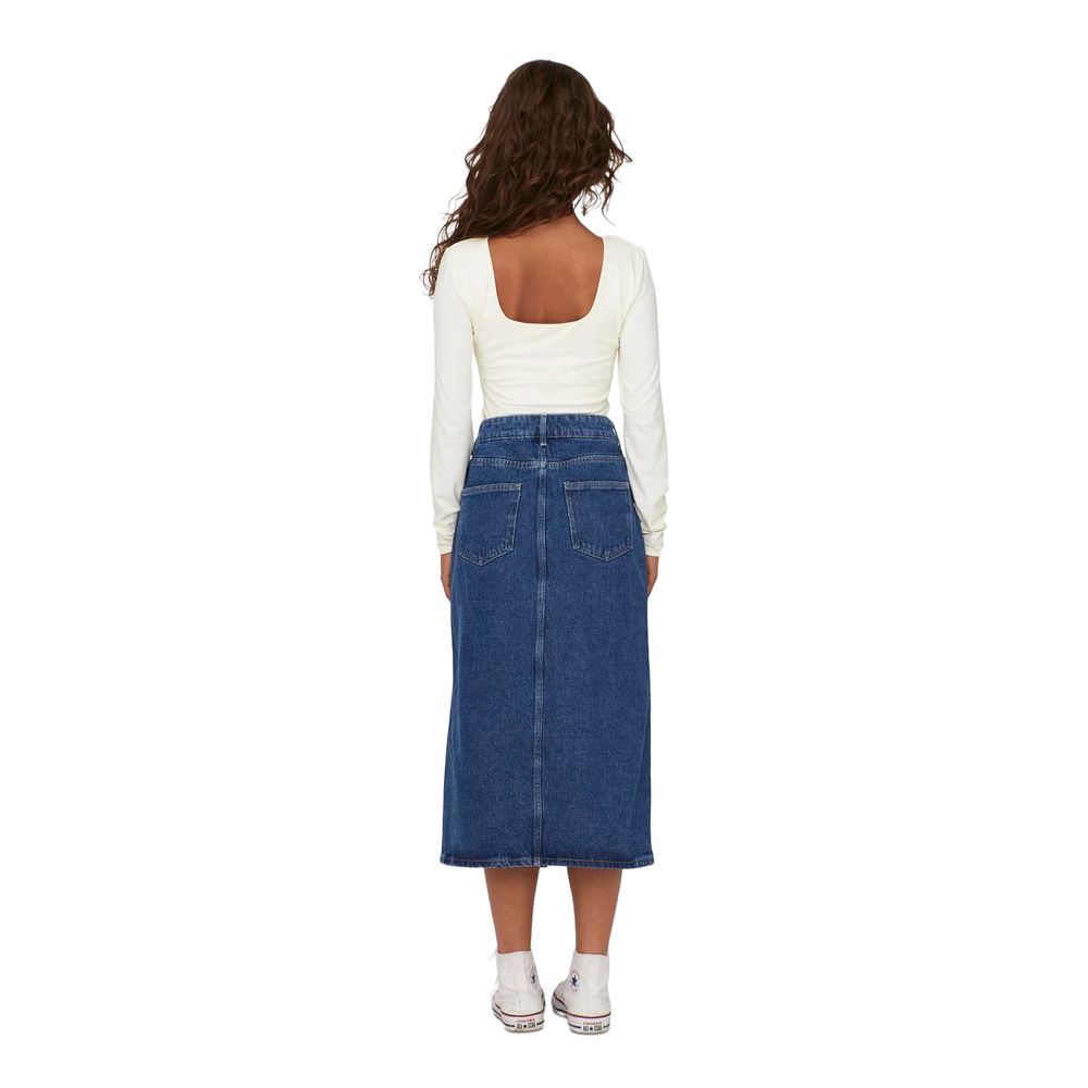 Only Blue Cotton Long -   -  Only.