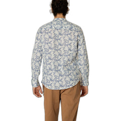 Gianni Lupo Blue Linen Shirt -   -  Gianni Lupo.