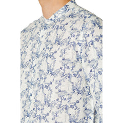 Gianni Lupo Blue Linen Shirt -   -  Gianni Lupo.