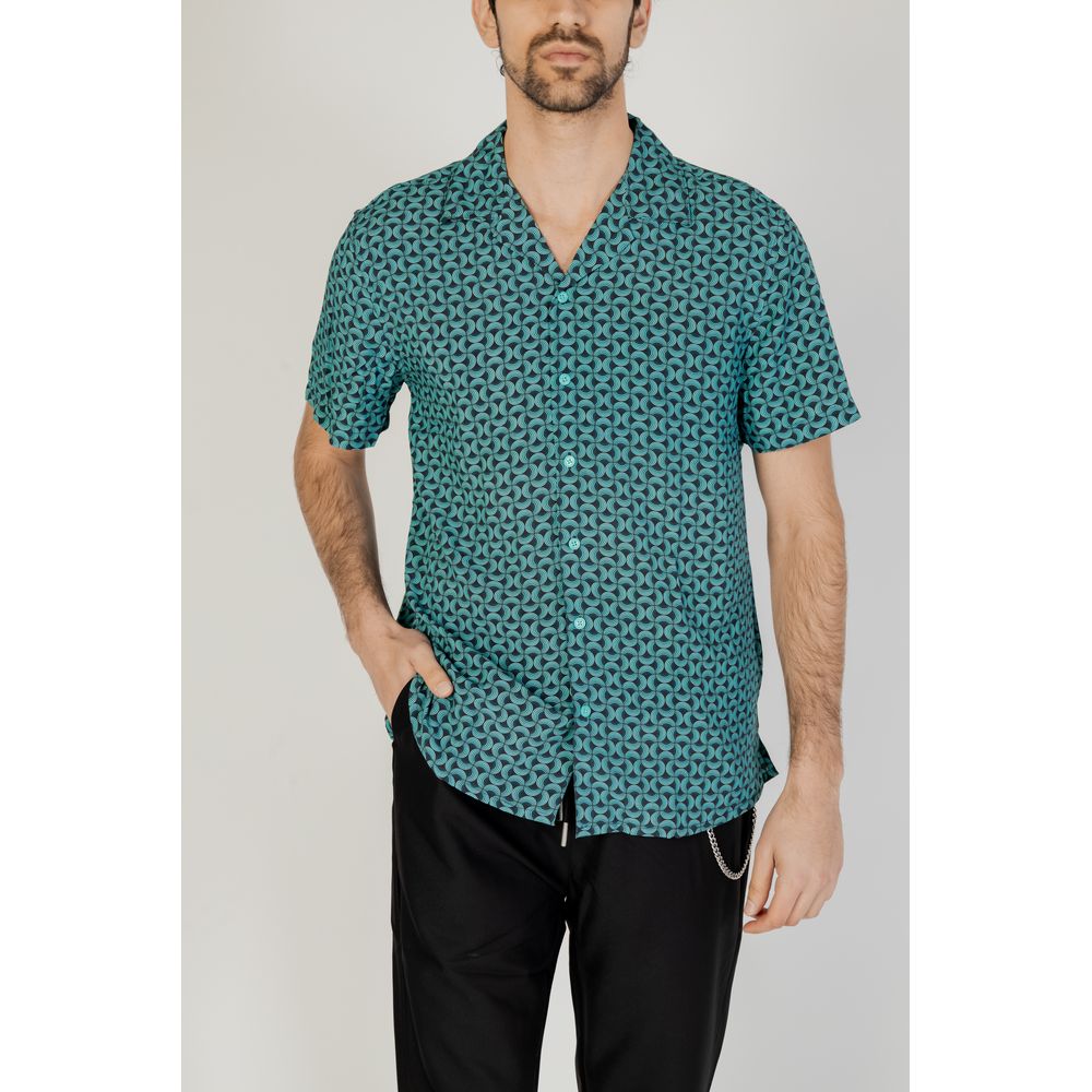 Gianni Lupo Turquoise Viscose Shortsleeve -   -  Gianni Lupo.