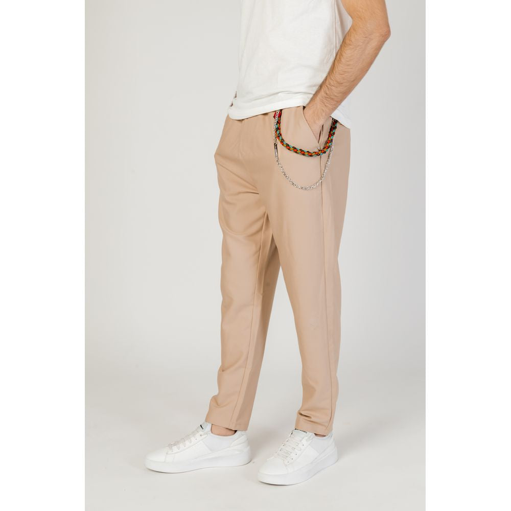 Gianni Lupo Beige Polyester Pant -   -  Gianni Lupo.