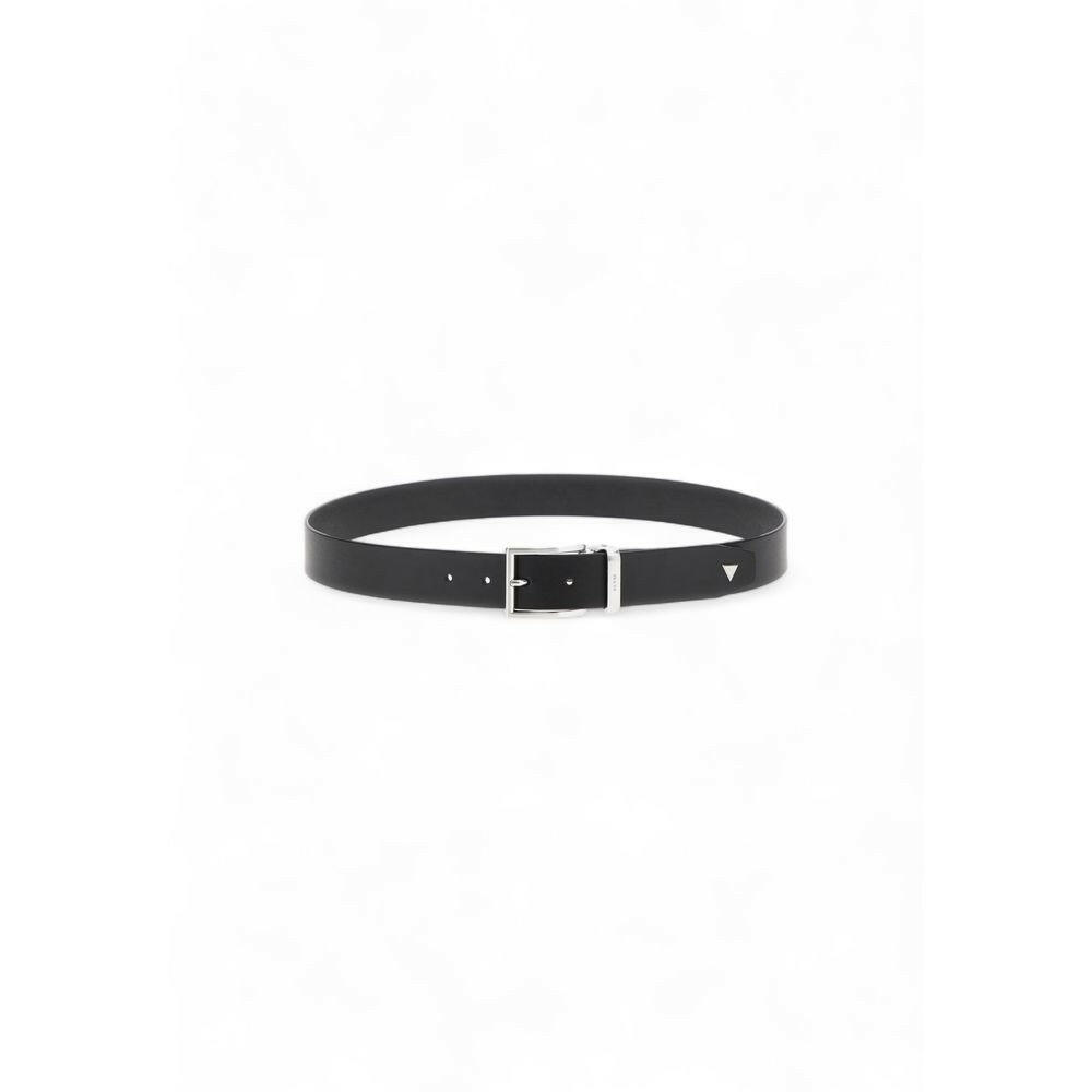 Guess Black Leather Belt -   -  Guess.