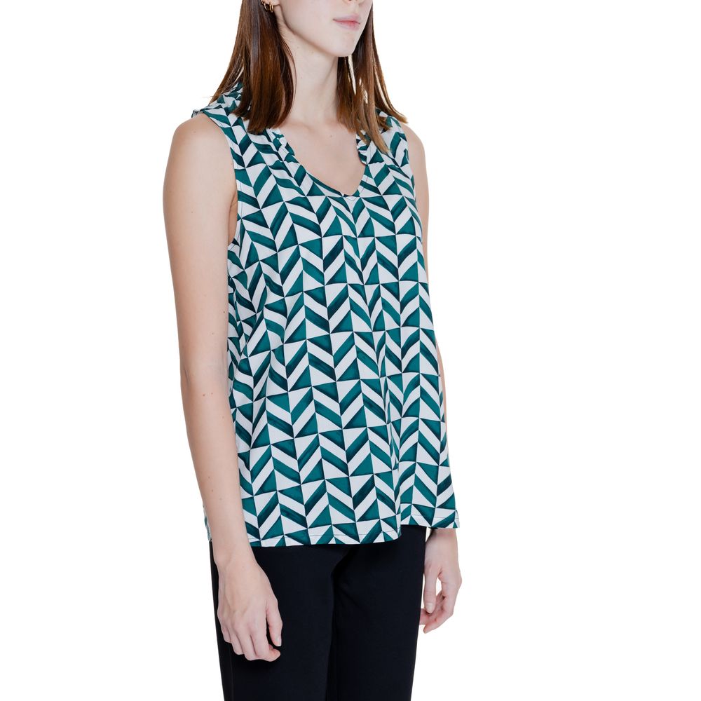 Street One Green Viscose Tank Top -   -  Street One.