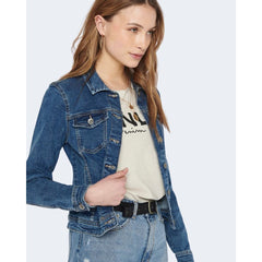 Only Blue Cotton Jackets & Coat -   -  Only.