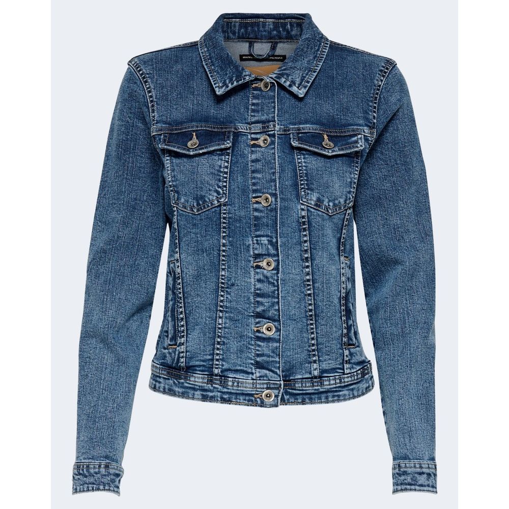 Only Blue Cotton Jackets & Coat -   -  Only.