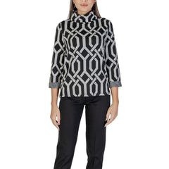 Street One Black Polyester Sweater -   -  Street One.