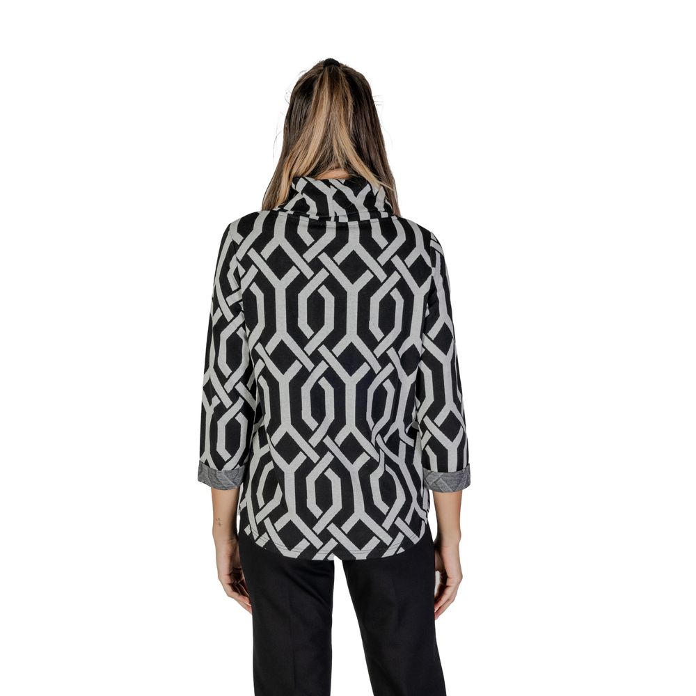 Street One Black Polyester Sweater -   -  Street One.