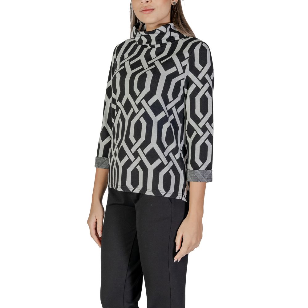 Street One Black Polyester Sweater -   -  Street One.